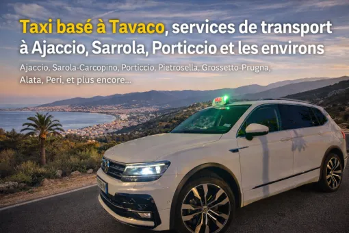 Taxi à Tavaco – Transports toutes distances en Corse-du-Sud, Ajaccio, Taxi Willy